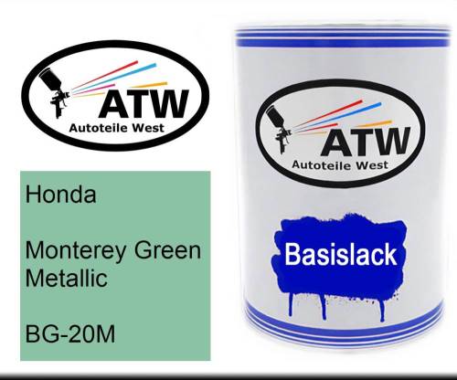 Honda, Monterey Green Metallic, BG-20M: 500ml Lackdose, von ATW Autoteile West.